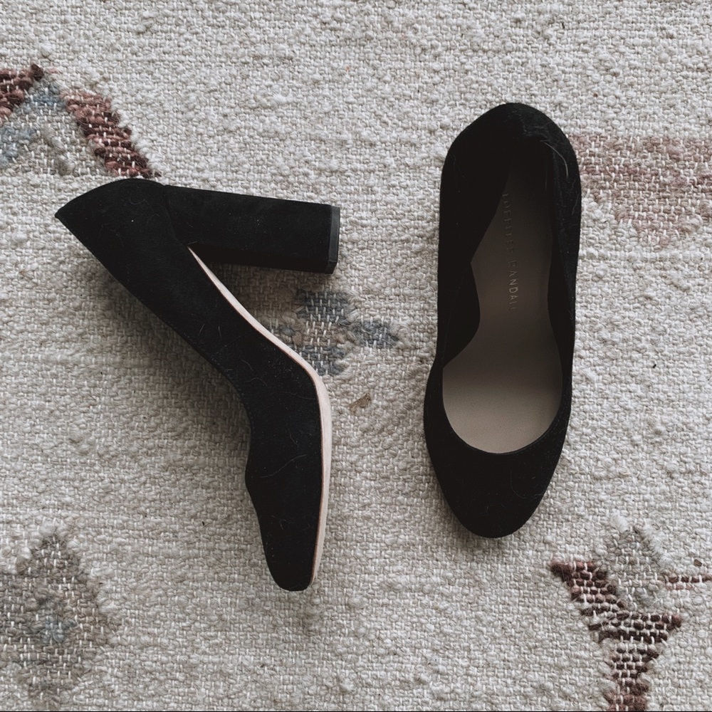 NEW Loeffler Randall Black Suede Pumps — 5.5